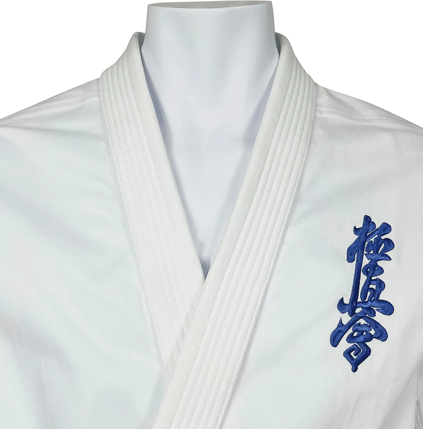 08-oz KYOKUSHIN KARATE UNIFORM WHITE KIDS GI & ADULT