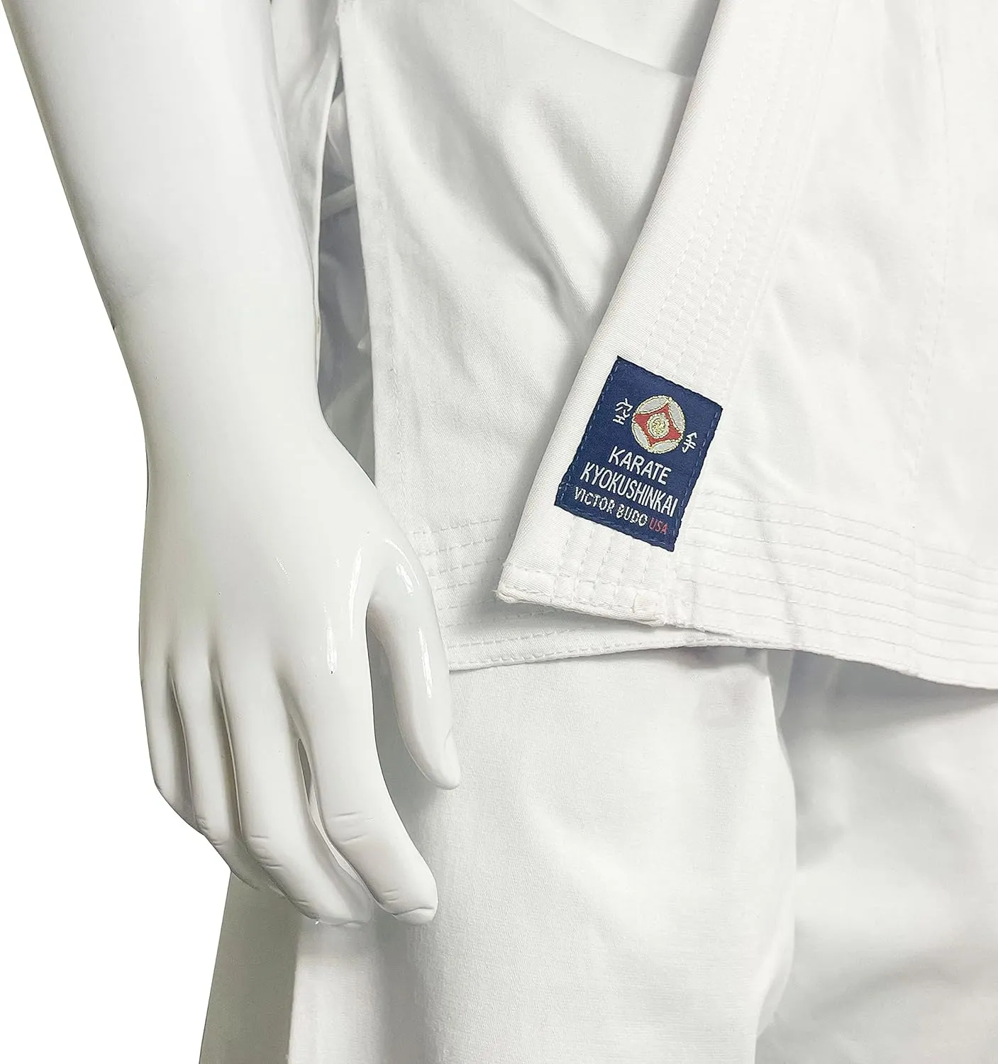 08-oz KYOKUSHIN KARATE UNIFORM WHITE KIDS GI & ADULT