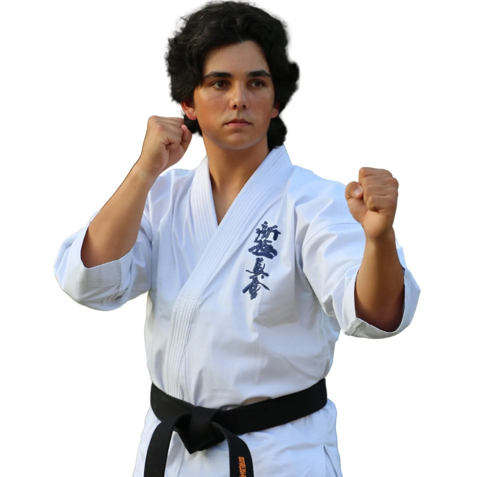 12-OZ SHIN KYOKUSHIN UNIFORM STRETCH COTTON BLEACHED