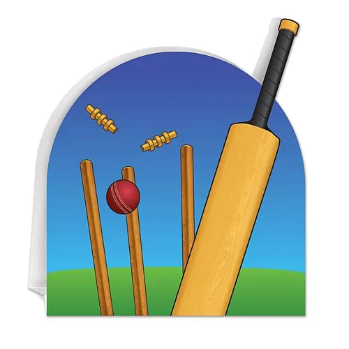 3D Cricket Centrepiece - 25cm