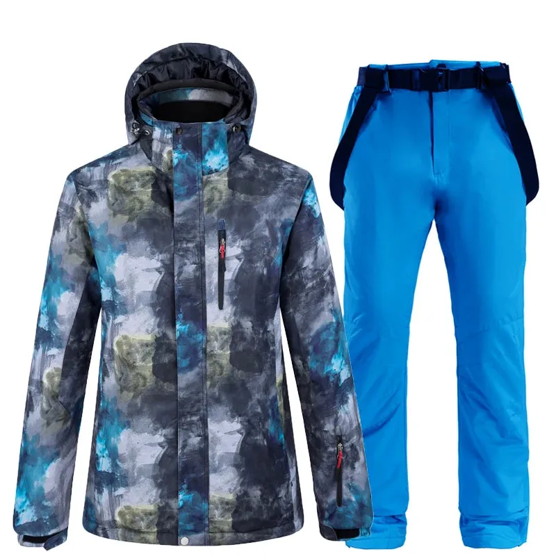 ARCTIC QUEEN Denim Ski Suit / Denim Snowboard Pant   Jacket Set