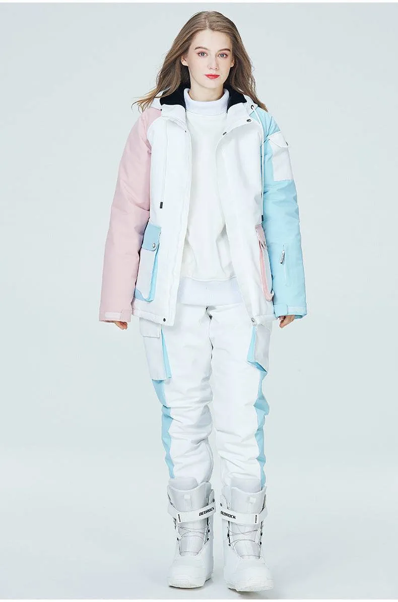 ARCTIC QUEEN Unisex Classic White Ski Suit