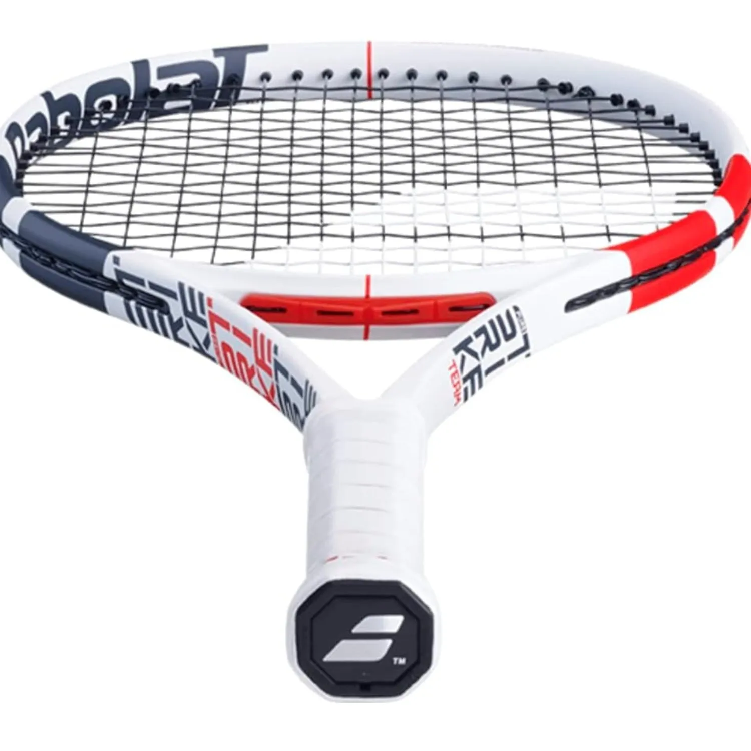 Babolat Pure Strike Team Tennis Racquet, White/Red/Black