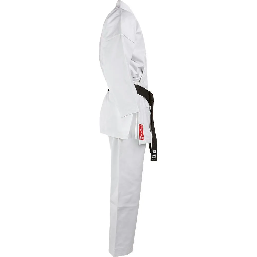 Blitz Adult Silver Tournament Kumite Karate Gi - 14oz