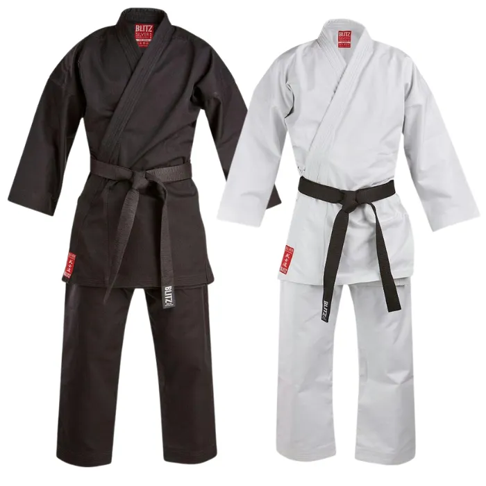 Blitz Adult Silver Tournament Kumite Karate Gi - 14oz