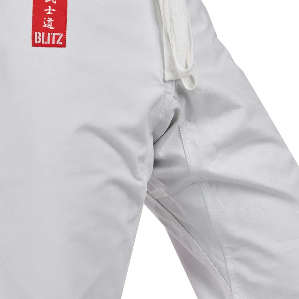 Blitz Adult Silver Tournament Kumite Karate Gi - 14oz