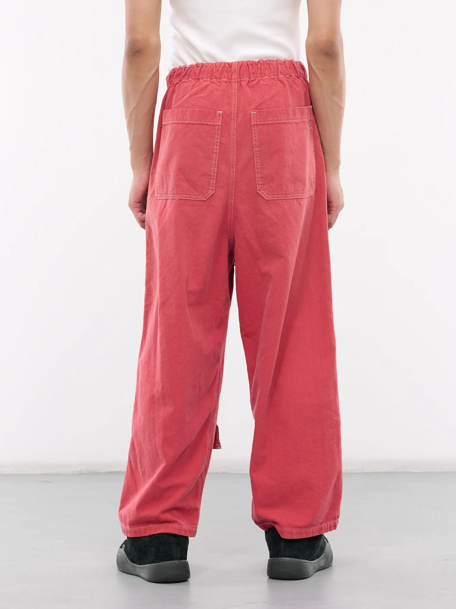 California W-Knee Baggy Pants (K2403LP084-RED)