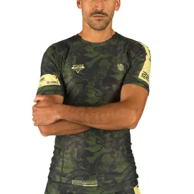 Camo Short Sleeve Rash Guard