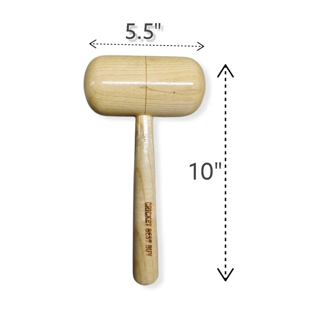 CBB Cricket Bat Mallet Hammer Rounded Short Handle Lightweight