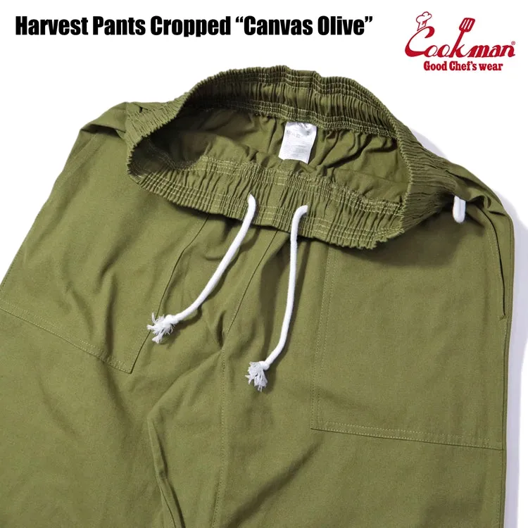 Cookman Harvest Pants Cropped Canvas - Olive