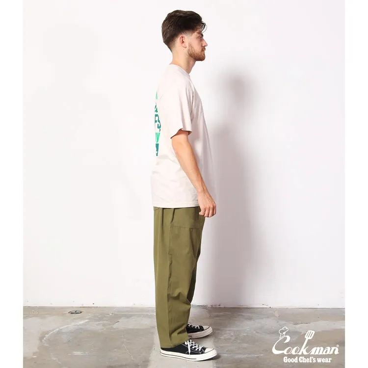 Cookman Harvest Pants Cropped Canvas - Olive