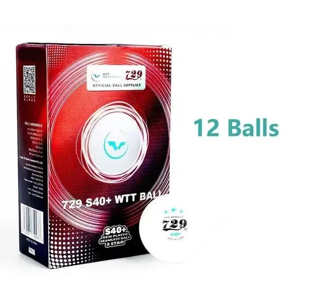 Friendship 729 WTT DJ40  3-Star Seamless Table Tennis Balls