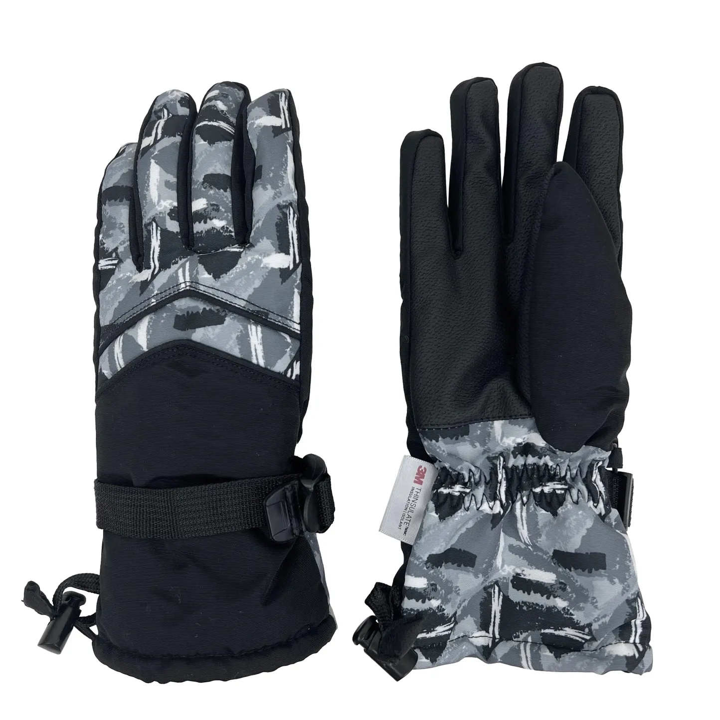 Grand Sierra Boys Printed Snowboard Glove with Thinsulate (Size 4-7)