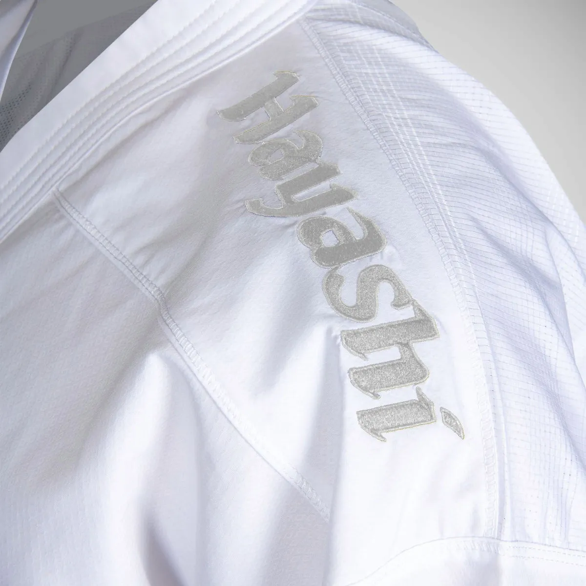 Hayashi Premium WKF Approved Kumite Green Karate Gi White/White