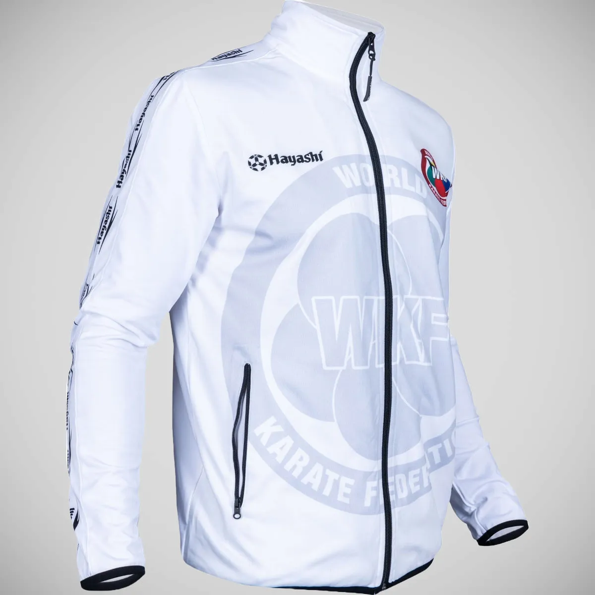 Hayashi WKF Zeal Training Jacket White