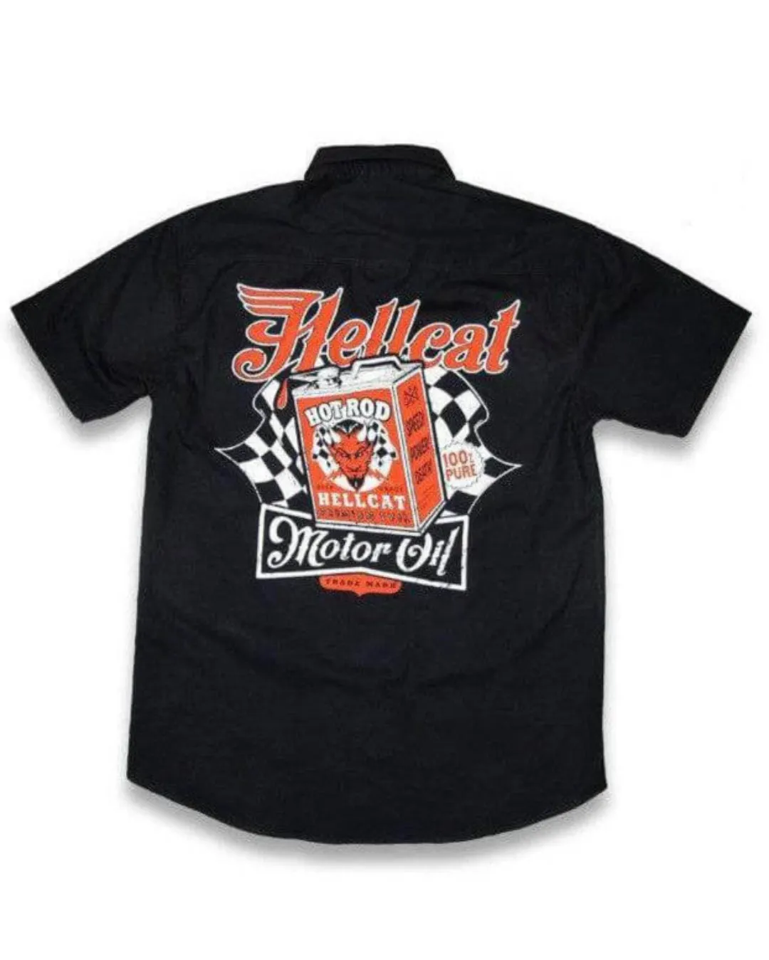 HOTROD HELLCAT Motor Oil II Button Up Shirt