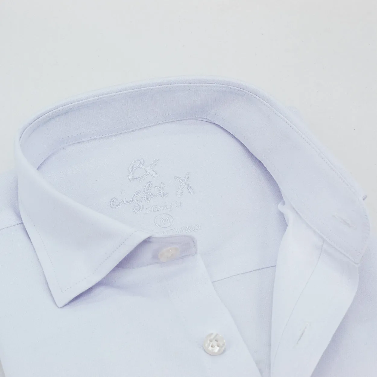 Jacquard Button Down Shirt - White