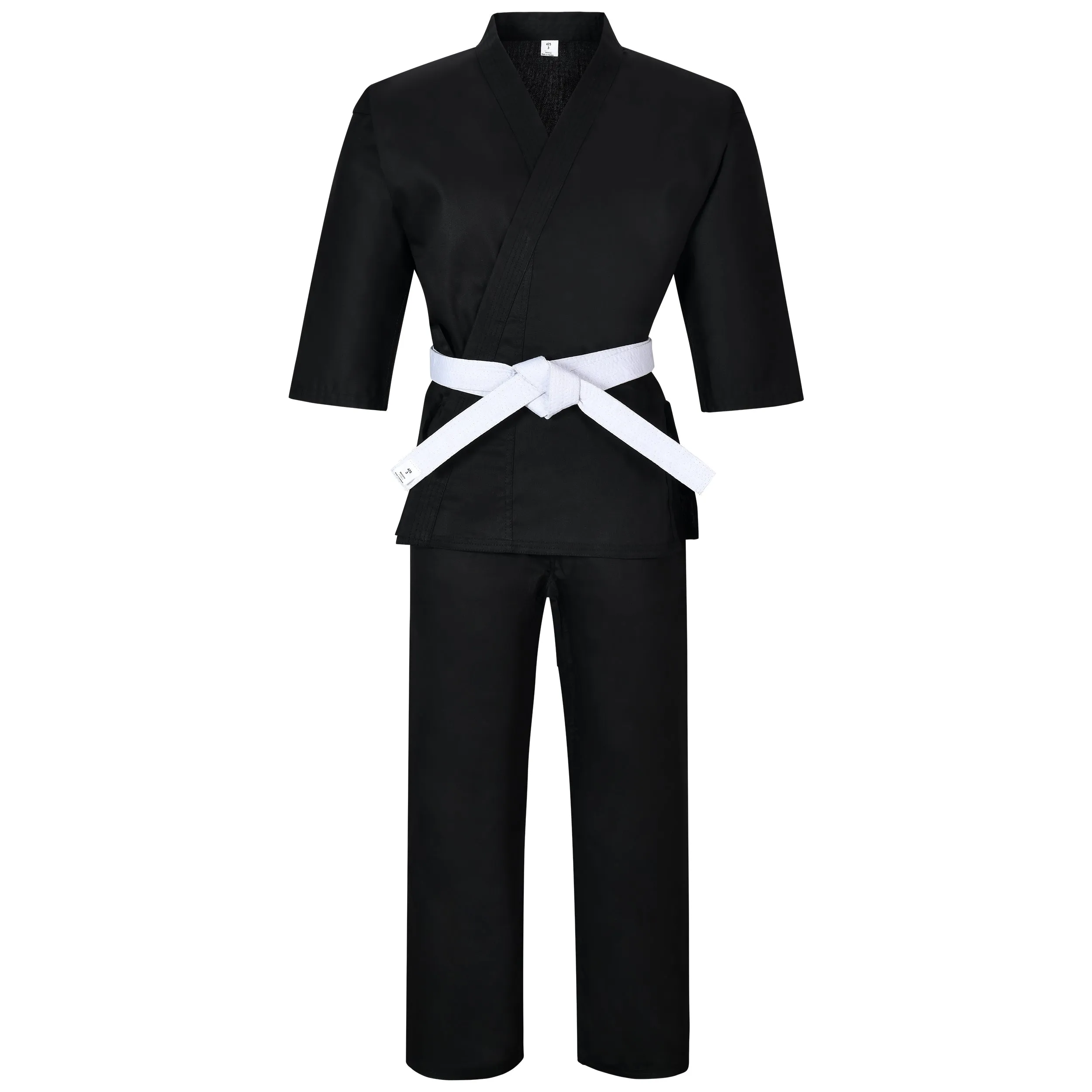 Karate Uniform 8.5oz Medium Weight For Kids & Adults Student Martial Arts Gi With Free White Belt