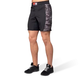 KENSINGTON MMA FIGHTSHORTS - BLACK/GRAY CAMO