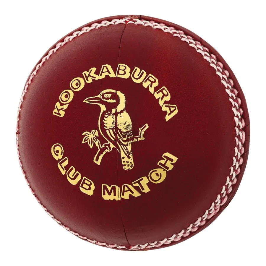 Kookaburra Club Match Cricket Ball Red