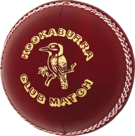 Kookaburra Club Match Red Cricket Ball (Dozen)