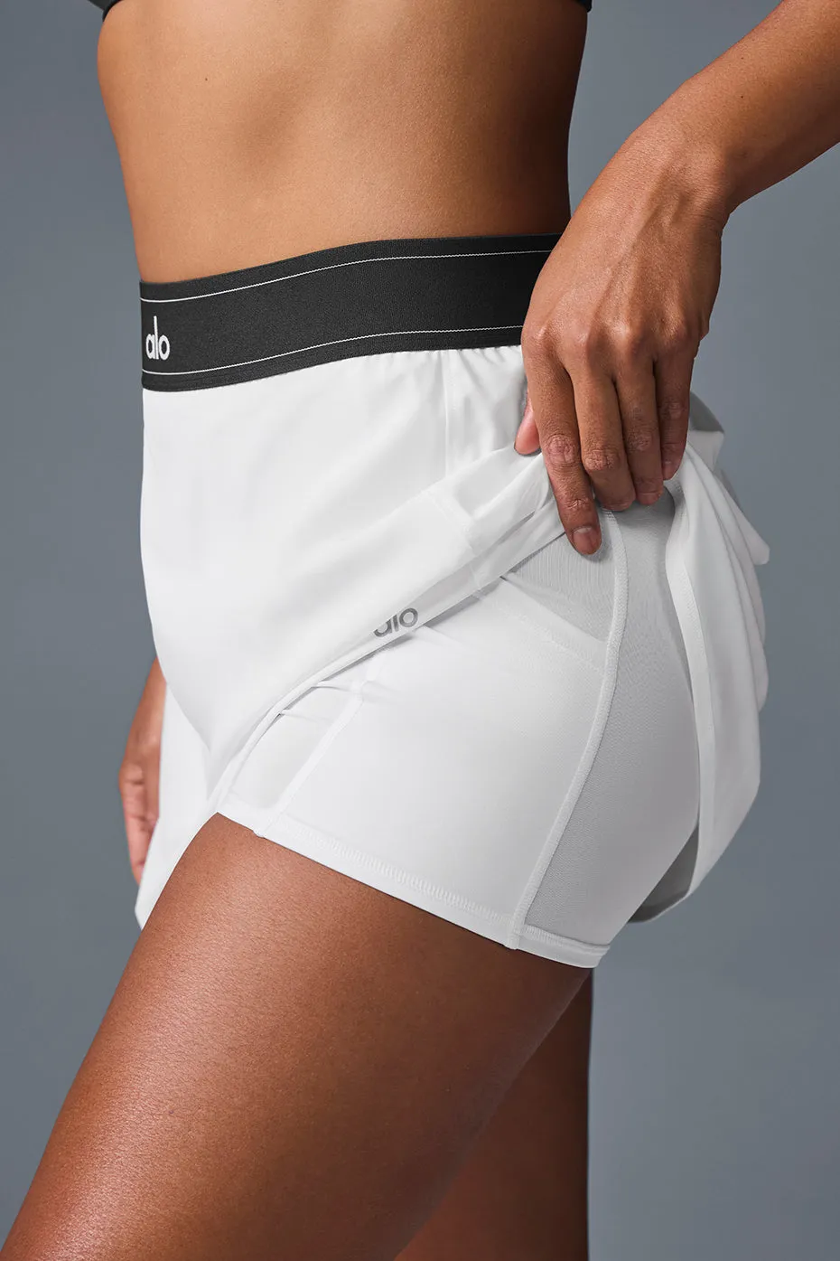 Match Point Tennis Skirt - White