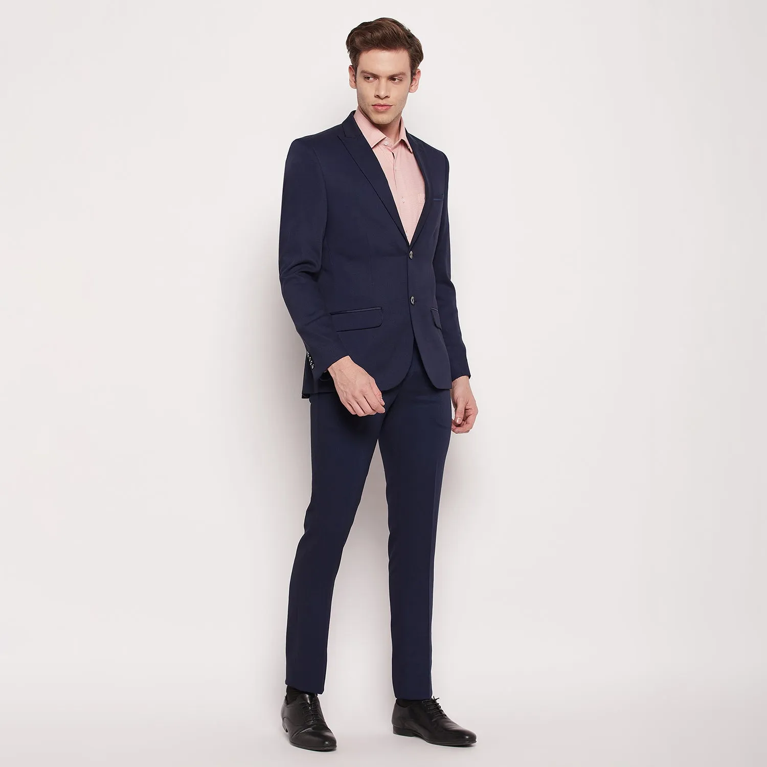 Men Blue 2 Piece Suit