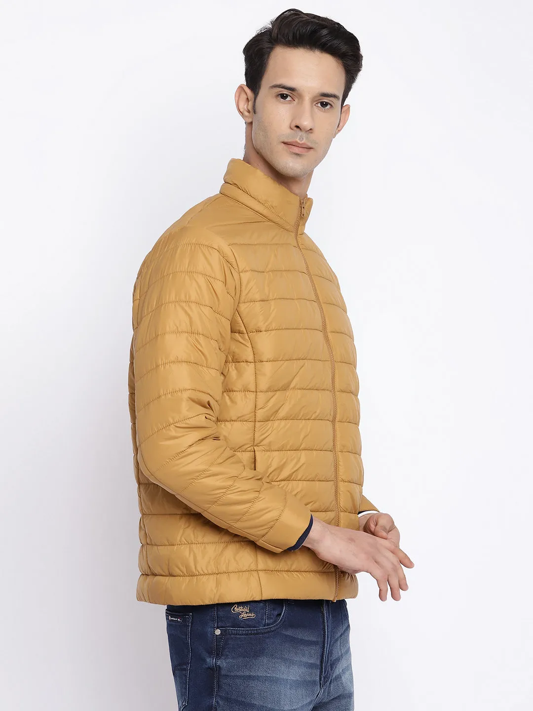 Men Mustard Jacket