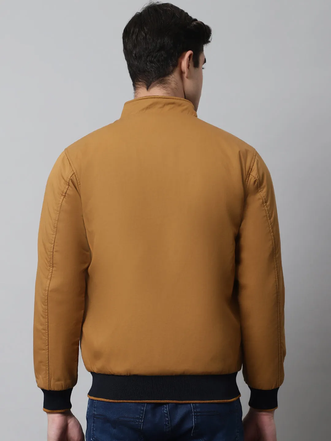 Mens Mustard Reversible Jacket