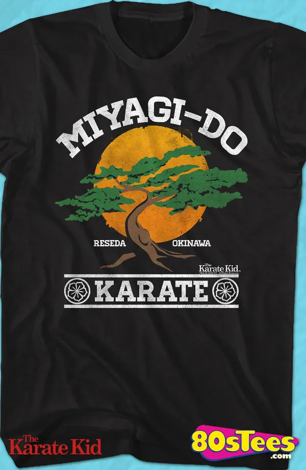 Miyagi-Do Bonsai Logo Karate Kid T-Shirt