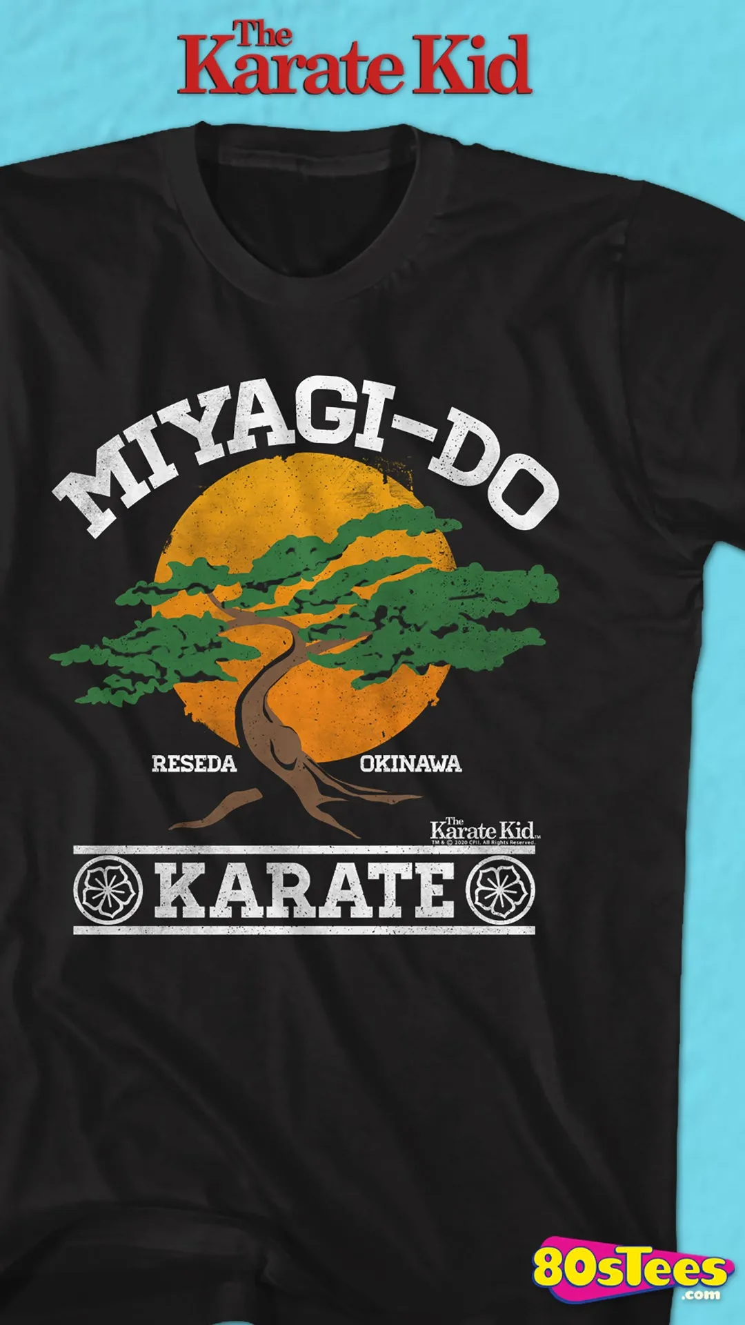 Miyagi-Do Bonsai Logo Karate Kid T-Shirt