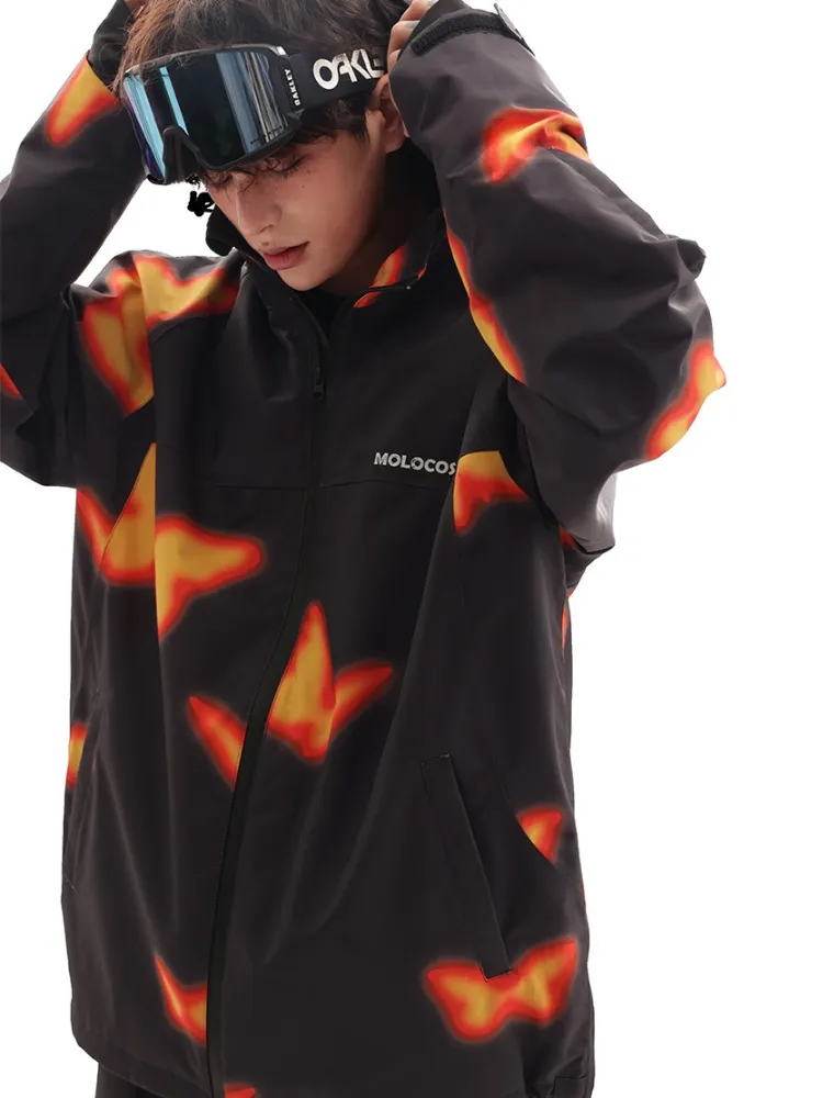 Molocoster Flame Butterfly Snow Suit - Unisex