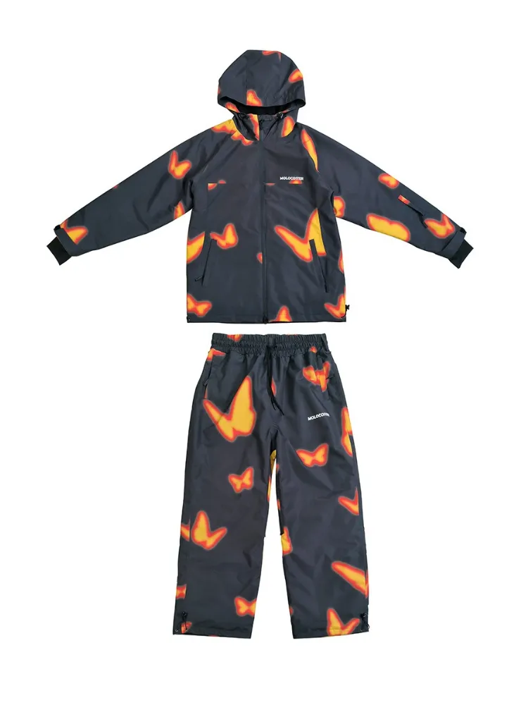 Molocoster Flame Butterfly Snow Suit - Unisex