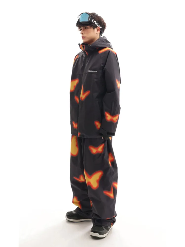 Molocoster Flame Butterfly Snow Suit - Unisex