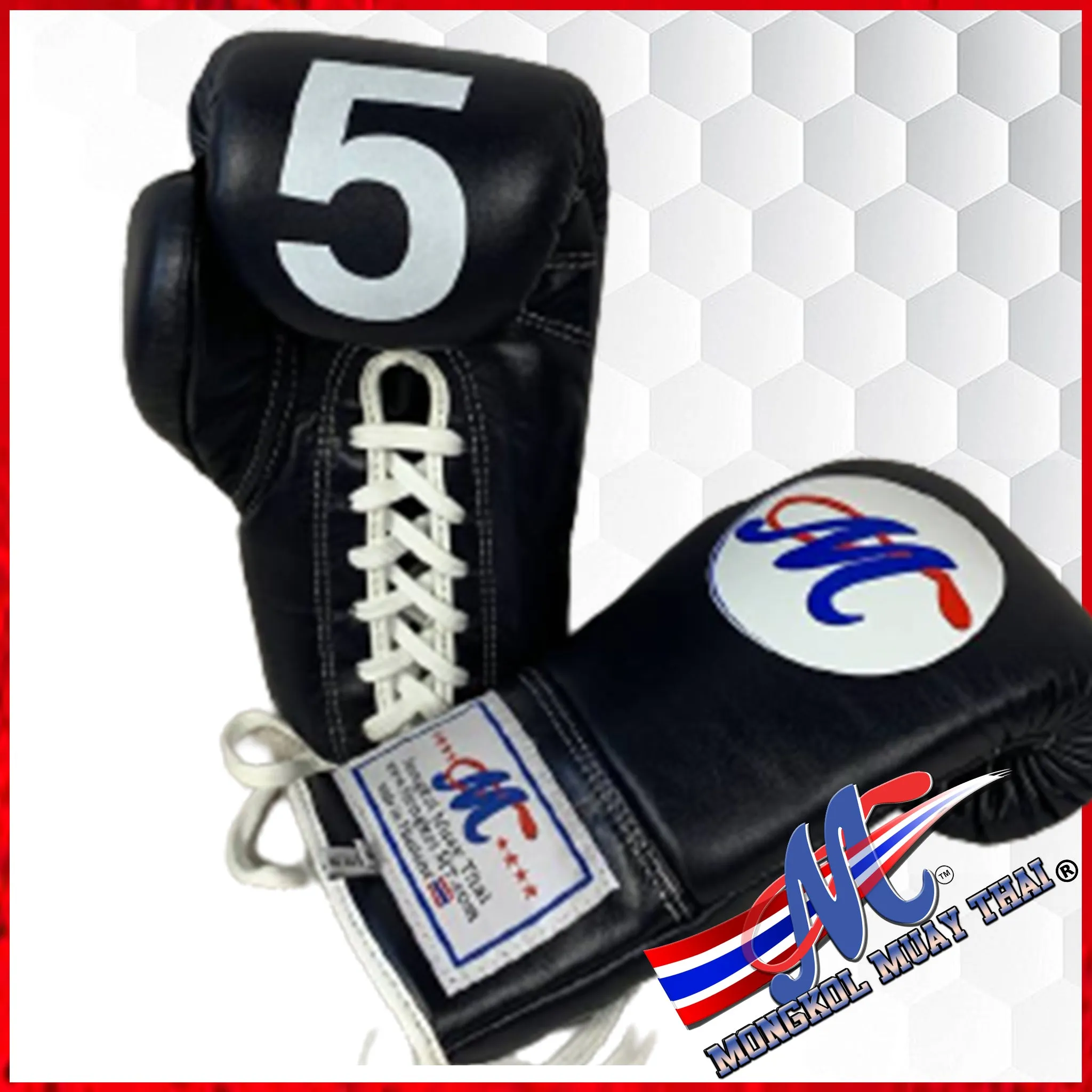 Mongkol Boxing gloves #5 Pro Fight sanctions gloves