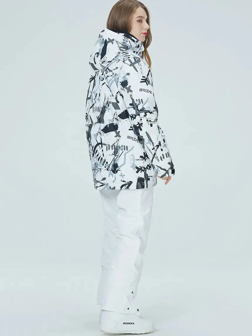 Riuiyele Women's Graffiti Snow Suits