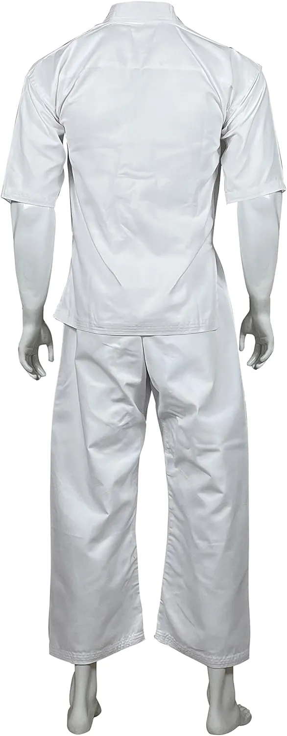 SHOTOKAN 8-OZ KARATE UNIFORM KIDS & ADULTS WITH FREE BELT