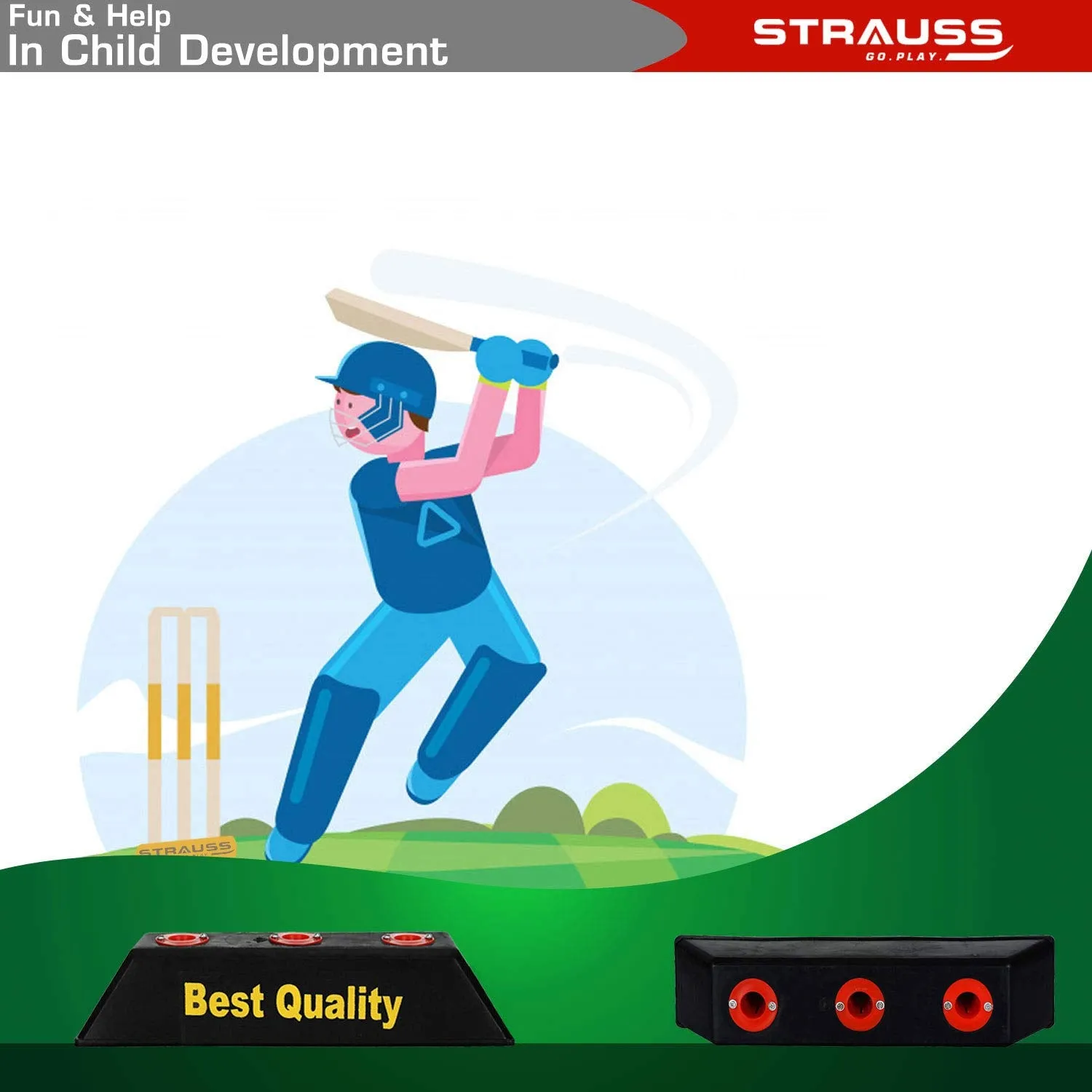 Strauss PVC Cricket Stumps Stand