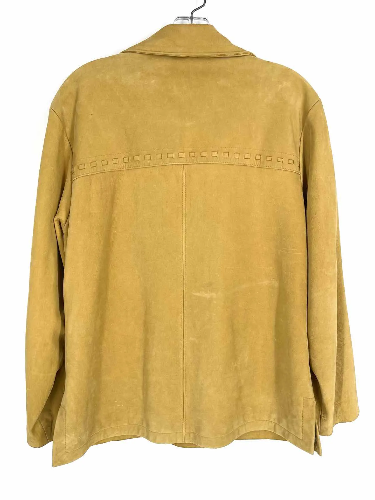 The Territory Ahead Size M Tan Whipstitch Suede Jackets Jacket