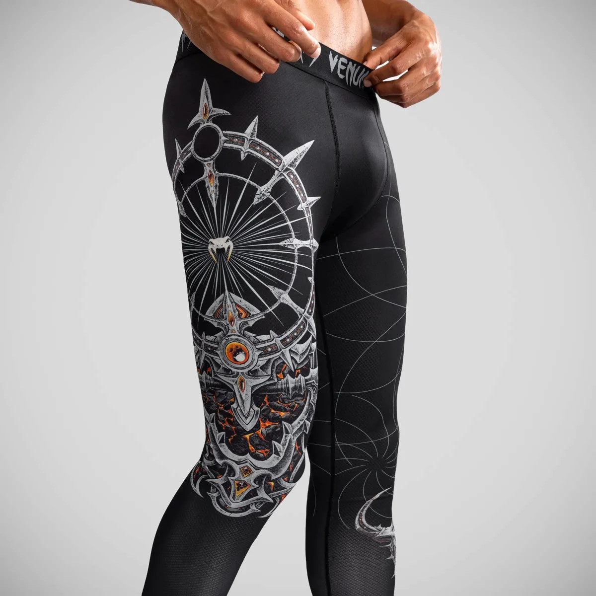 Venum Gladiator 5.0 Spats Black/Silver