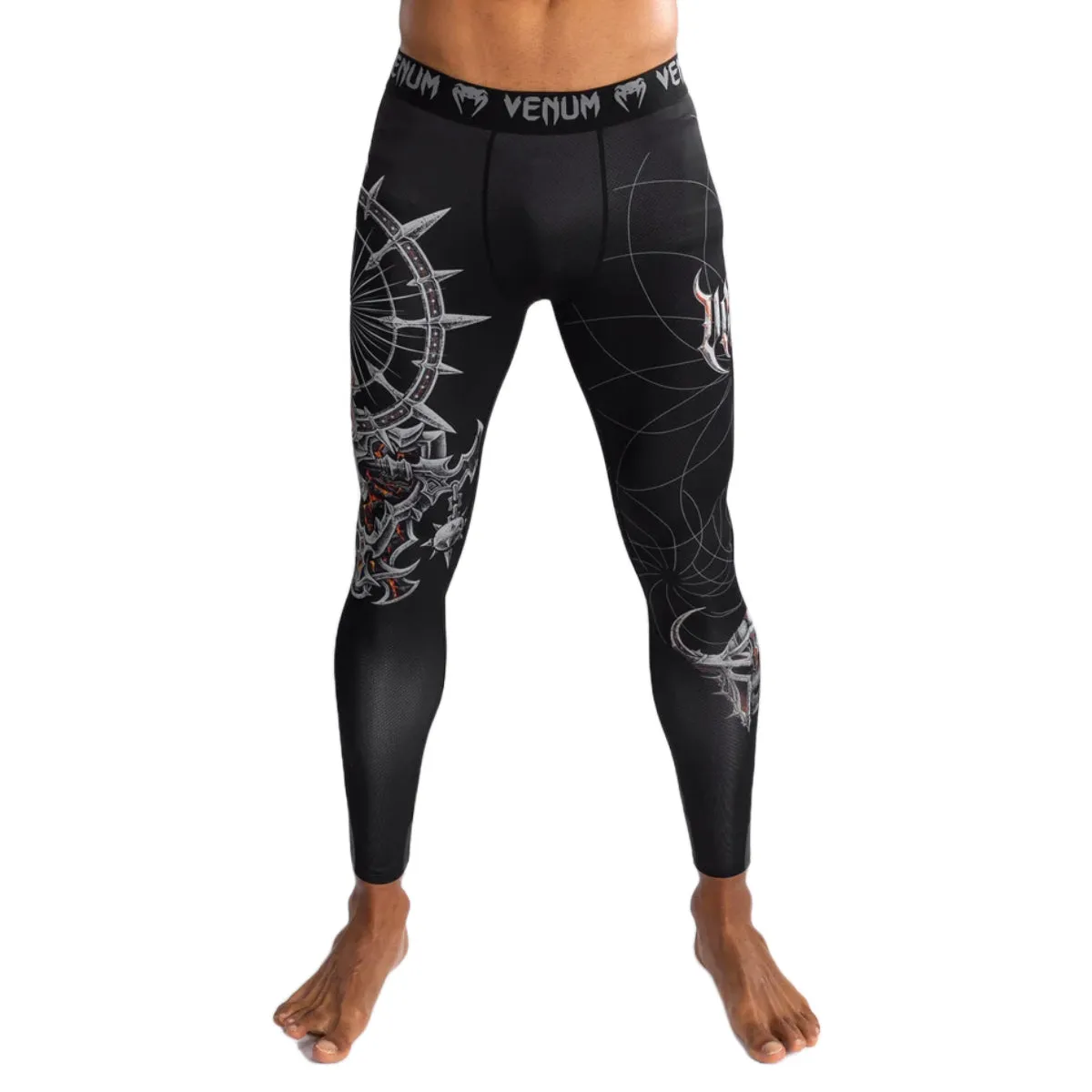 Venum Gladiator 5.0 Spats Black/Silver