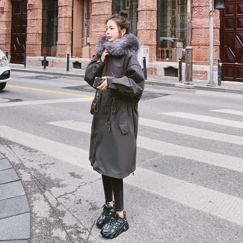 Warm Winter Hooded Parka Coats for Women - Cotton Outerwear