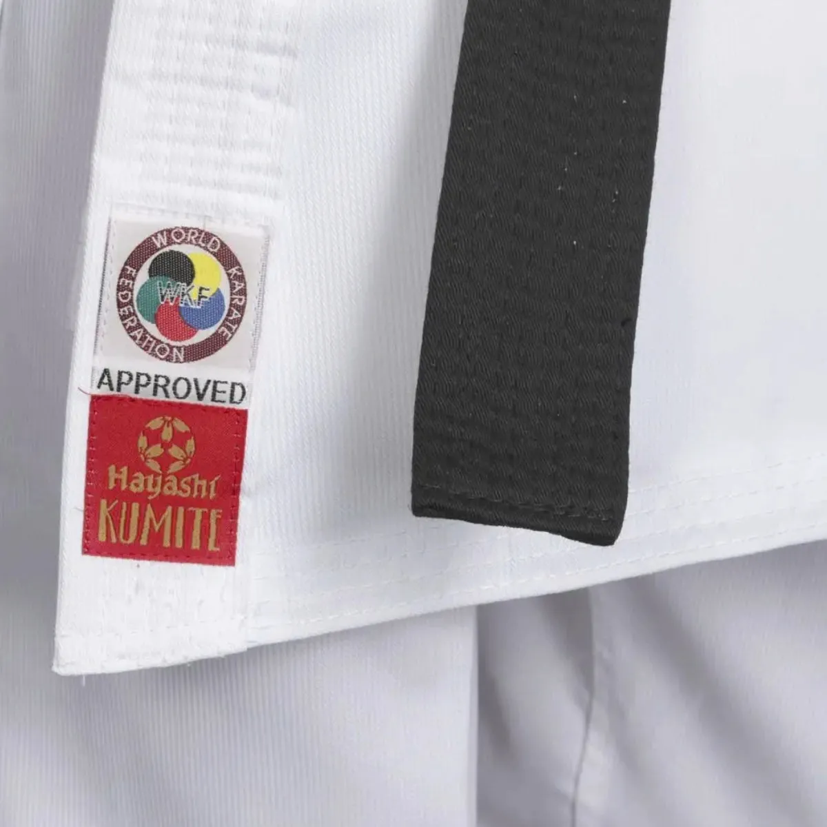 White Hayashi Kumite WKF Approved Karate Gi