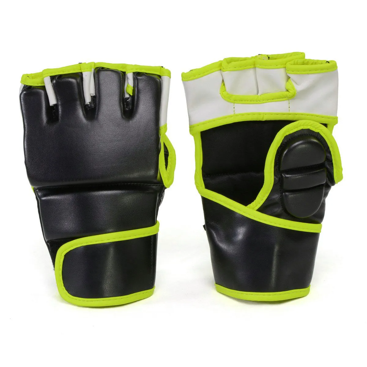 X-Fitness XF2002 MMA Grappling Gloves-BLK/GREEN