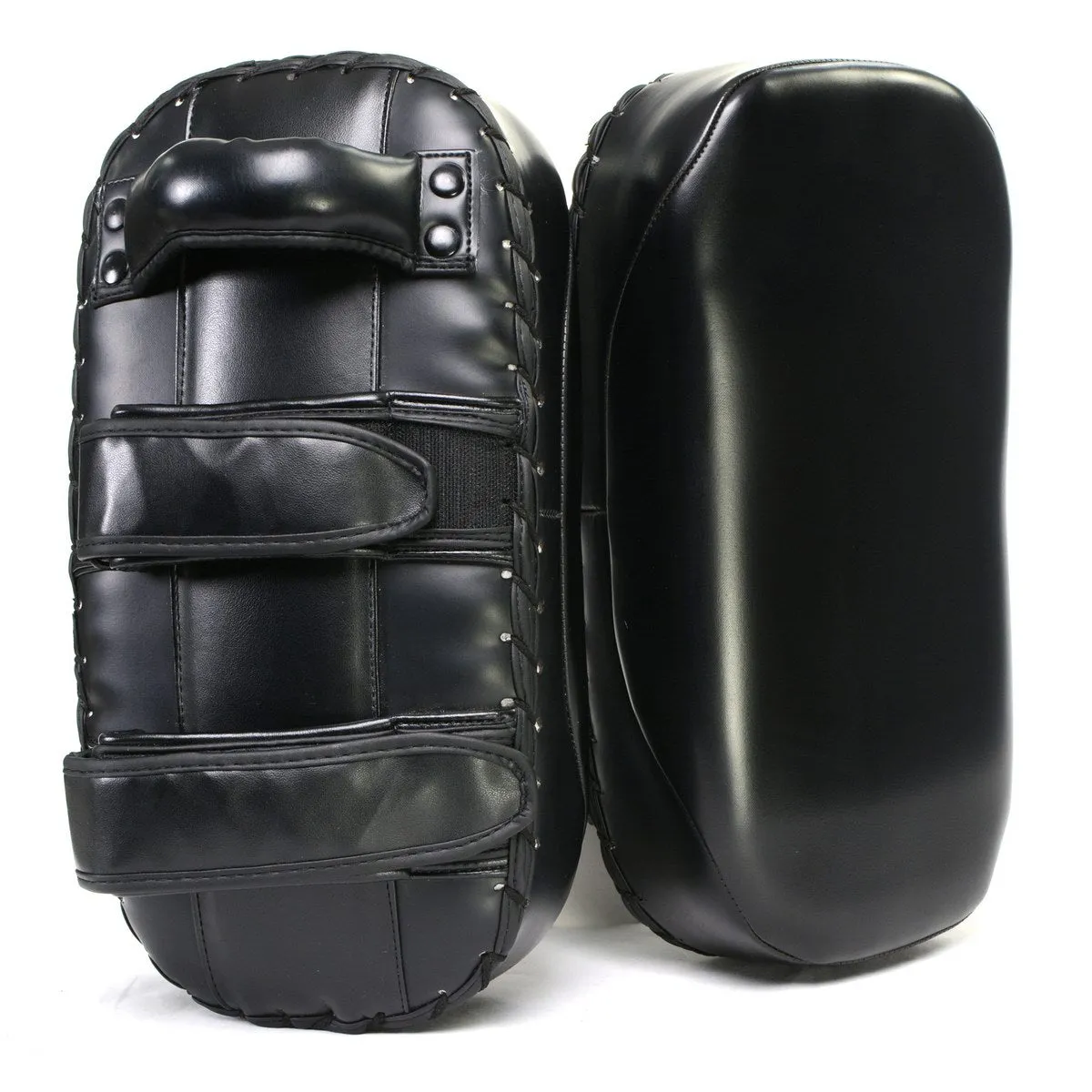 X Fitness XF8002 Muay Thai Kickboxing Kick Pads (Pair)-BLACK